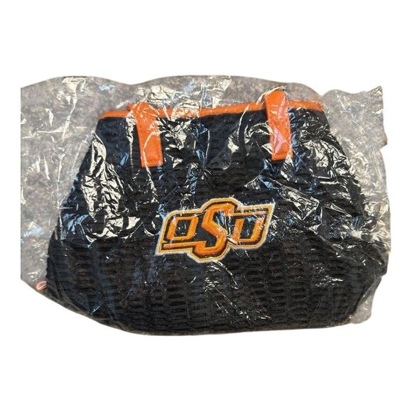 Alan Stuart Oklahoma State Black and Orange Shoulder Bag - Picture 2 of 10